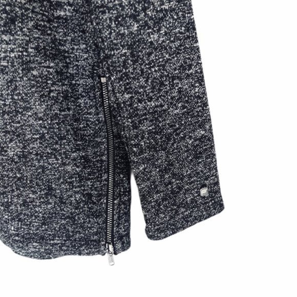 Fabletics Taj Hoodie Black Speckle Zipper Sz Small - Picture 3 of 6